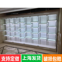 Customized boutique model display cabinet Lego soldier container hand up to toy family car model frame Shanghai