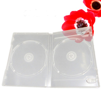 55g rectangular double disc CD DVD disc box Transparent double-sided box CD box with film can be inserted