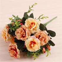European-style simulation floral set living room decoration fake flower home accessories vase flower arrangement flower silk flower