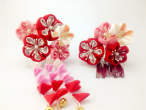 Japanese Japanese fine flower clothes hair hair Japanese style Japanese female handwriting and wind hair decoration cos