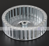 Diameter 120mm * high 34mm inner hole 8mm seepage aluminium steel motor blower with centrifugal wind wheel impeller