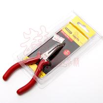 STANLEY STANLEY original red handle precision curved nose pliers 5 84-049-23