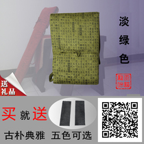 Guqin universal piano bag piano coat padded suede material light green piano score pattern clear rhyme elegant back can be lift