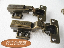 (antique hinge) made of old nostalgic old color cushion hinges with damp furniture cupboard door wardrobe door applicable