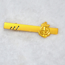 Jinhang mens seafarer tie clip Crew sailor professional metal simple tie clip Gold sea anchor tie clip
