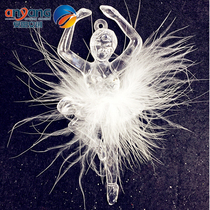 Christmas Ornament Wedding Wedding Arrangement Ice Chic Edge Effect 14CM Acrylic Dream Ballet Girl 1