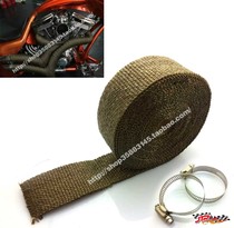 Applicable to Harley XL883 1200 X48 X72 VH modified exhaust pipe heat insulation cotton anti-scalding cloth