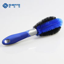  Shun Ante hub special cleaning brush Non-slip handle Hub tire brush Blue and black hub cleaning brush