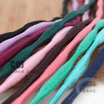 Lotus root bean elastic rubber band Head flower elastic band Elastic line Beef tendon rope Rubber band Hair circle hair rope DIY accessories
