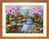 DMC self-made cross stitch kit DIM-35313 Japanese Garden Japanese Garden landscape decoration painting
