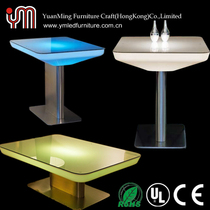 Hot sale cocktail table coffee table scattered table glowing led furniture deck bar table bar KTV deck table
