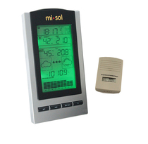 MISOL wireless weather forecast Indoor and outdoor temperature humidity and air pressure measurement Home wireless weather station