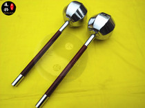Martial Arts Double Hammer Performance Double Hammer Prop Watermelon Hammer Octagonal Hammer Gold Melon Hammer 8-like Hammer Ram