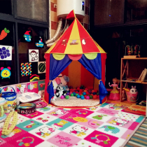  Childrens game tent Yurt Princess Castle house Boy girl house Toy Baby Indoor small house