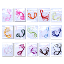 Ci Jing Ge DIY bracelet wear elastic line accessories White black rose red and other multi-color elastic line accessories