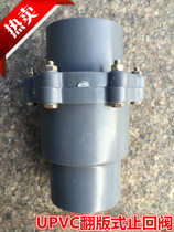 New UPVC check valve Flip type UPVC check valve PVC check valve 25mm-200mm