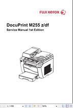 Fuji Xerox DocuPrint M255z M255df Copy Printer Repair Manual Firmware Upgrade Software