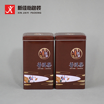Tea can packaging iron box tinplate tin pot Puer tea empty jar tea can iron box packaging gift box