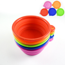 Silicone Folding Bowl Pet Supplies Out Cat Bowl Dog Bowl Telescopic Travel Bowl Dog Food Bowl New Discount