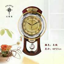 Polaris silent wall clock living room swing clock modern clock simple European quartz clock bedroom wall watch