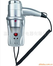 New bathroom hotel household wall-mounted hair dryer Hair dryer high-power with socket waterproof steam mute