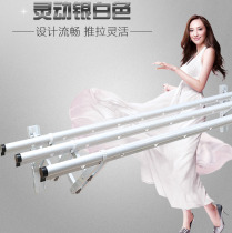 Thickened bilateral outdoor push-pull folding hanger All aluminum alloy drying rack Drying rack Hanging rack Balcony telescopic