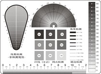 Screen cloth mesh test sheet instrument Test tool Latitude and longitude density ruler Stain caliper Angle stroke line number detection