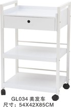 Special price spa beauty car sturdy wooden beauty salon tool cart trolley high-end nail art tool car