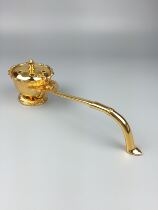 tang mi multiplier East multiplier Shingon multiplier esoteric multiplier gold Lotus handle censer gold-plated censer in his hand