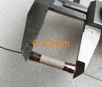 Ceramic tube insurance wire 6*32 250V F20A Ceramic with lead 6×32 ceramic insurance tube