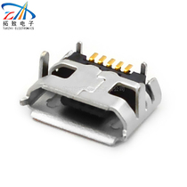 Factory direct Michael USB connector pin MICRO USB 5PIN plug board horn quality assurance