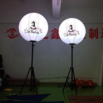 Custom inflatable luminous lamppost arch KTV bar opening celebration LED bracket lighting road guide ball gas mold model