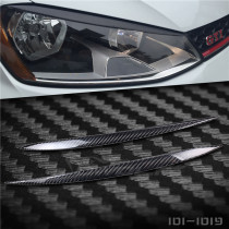 Volkswagen Golf 7 GOLF7 MK7 modified carbon fiber lamp eyebrow 7 light eyebrow pair dress