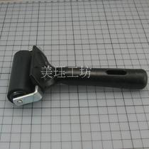 DIY handmade leather tool rubber roller press side wheel