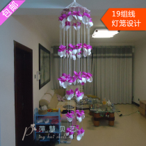 Shell wind chime hanging decoration traditional Chinese style small lantern festive bedroom room pendant male and female birthday gift classmates