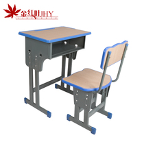 Student desks and chairs Factory Direct Sales Single lift desks and chairs summer training class desks and chairs