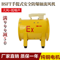 Spot explosion-proof type exhaust fan BSFT-300 explosion-proof portable mobile axial fan 220V supporting duct
