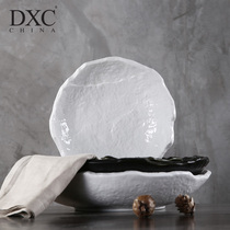  Hotel ceramic soup plate Japanese creative soup plate Korean cuisine Fruit dessert plate