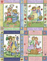 DMC self-made cross stitch kit Magazine-Friends series four Friends Share friendship gift