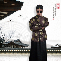 Special offer ancient costume Ago服 Landlord service Republic of China housekeeper service Mansion door treasurer Red Sorghum film and television clothing Master service