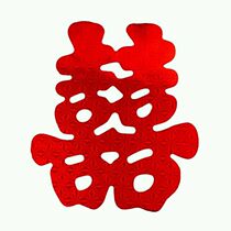 Wedding supplies Wedding big red hi word stickers windows doors and windows hi word laser flash sequins soft material hi word