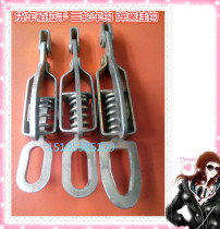 Large handle truck box handle tricycle hook spring adhesive hook truck spring adhesive hook handle with color zinc