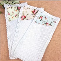 South Korea Yeutilelette Sewing Parquet Handmade Household Goods Cross Embroidered Bookmarked Numb Bookmark