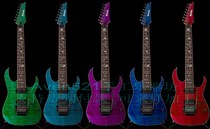 Customized IBANEZs J Custom 2012 RG 7-string electric guitar