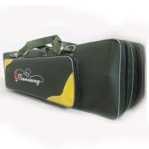 Gaohe brand: 80CM three-layer pole bag carrying back dual-purpose fishing gear bag fishing bag military green