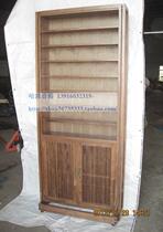 Ultra noble quality Fame Rack 800CD Cabinet Oversized Saucer Black Walnuts Solid Wood Walnut Wood Retro