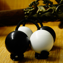 GOGO home starter asalato patica rhythm sand ball drum ball send rack black and white classic color best-selling