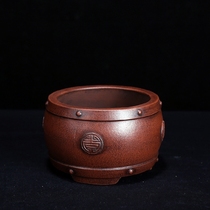 Early Taiwan reflow ashtray Republic of China objects Antique Iron Painting Xuan Water jug Purple Sand ornaments Antique thrift collection