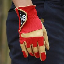 Special equestrian pigskin non-slip wear-resistant equestrian gloves Red fashion professional equestrian riding equipment gloves