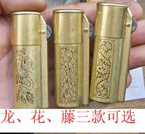 PROMISE BENOR BOOSE BOOSS Douglas Pure Copper Double-sided Engraving Anti-wind kerosene Trench Lighter